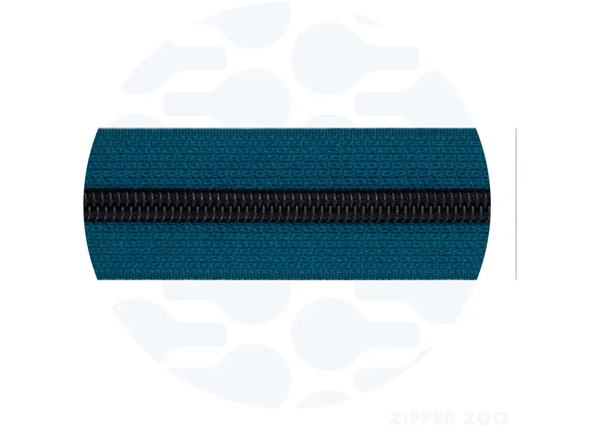 Zipper Zoo - Nylon rits ocean blue - 1 meter
