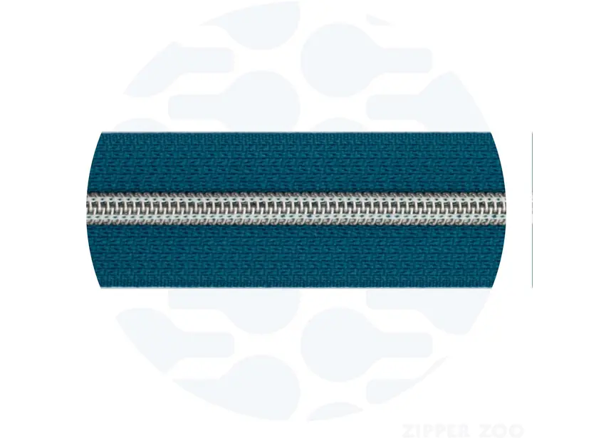 Zipper Zoo - Nylon rits ocean blue - 1 meter