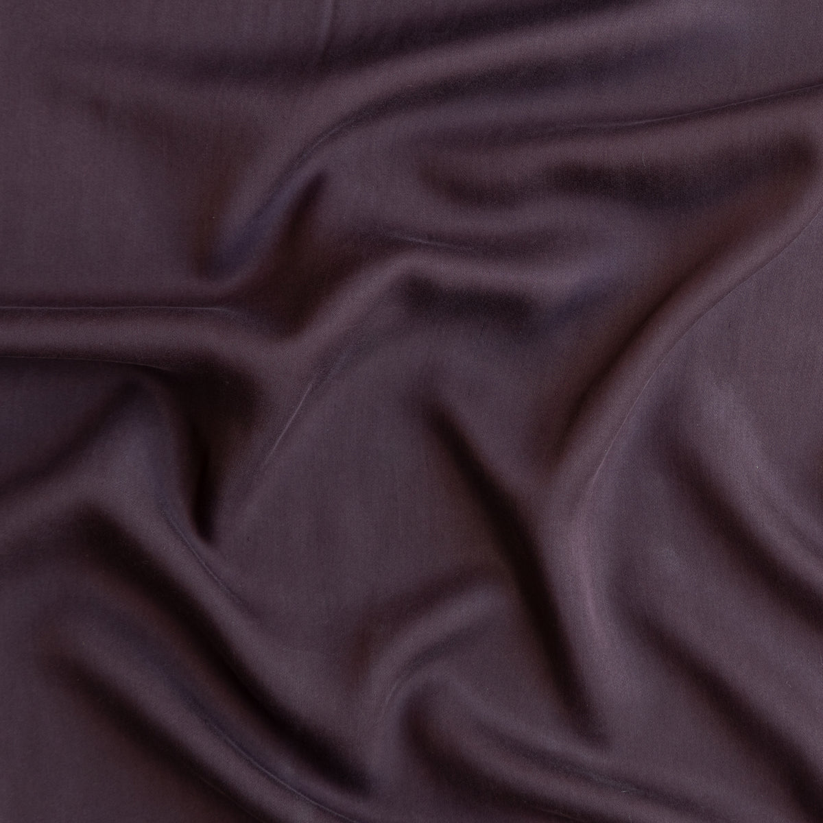Lyocell satijn aubergine