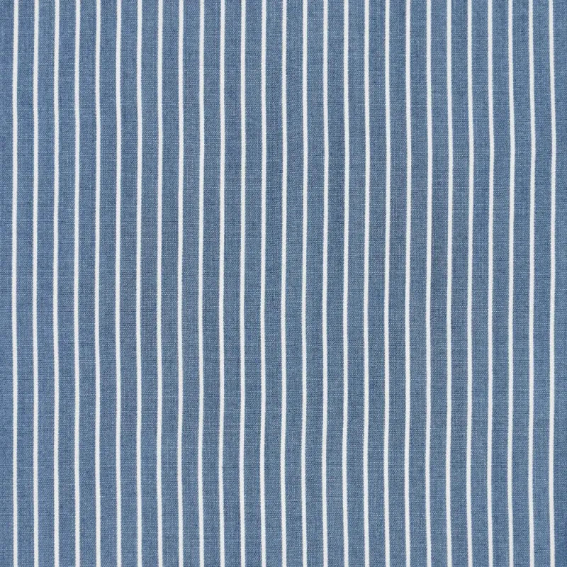 Lyocell 5.3 OZ strepen jeansblauw