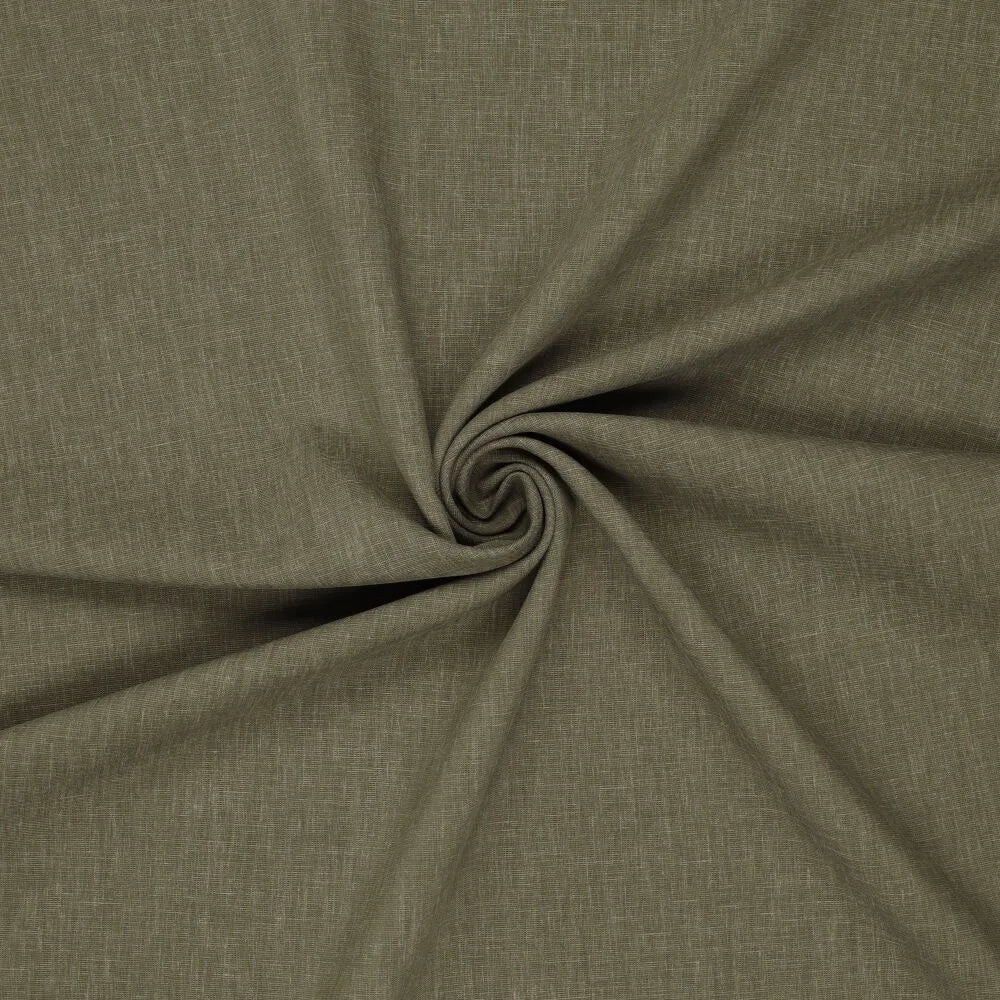 Lyocell | Viscose | Linnen olijfgroen