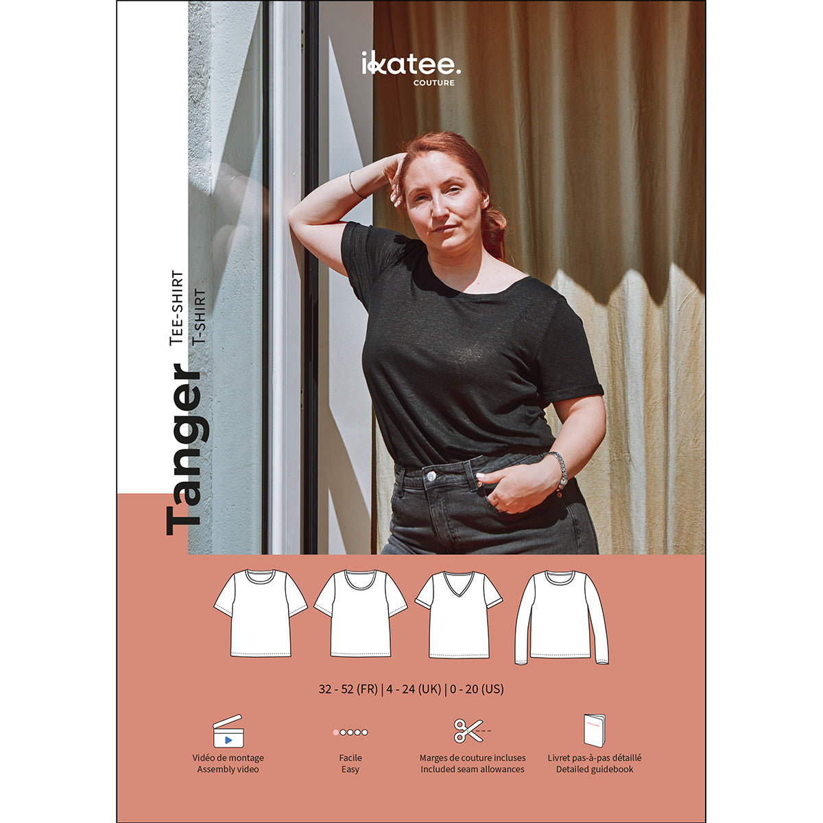 Ikatee - Tanger shirt dames (papieren patroon)