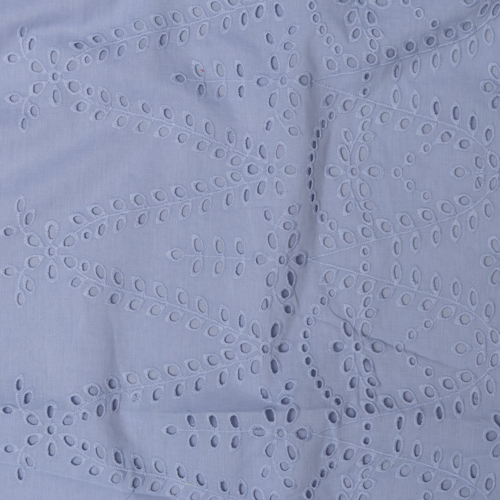 Fibre Mood - Katoenen broderie lichtblauw