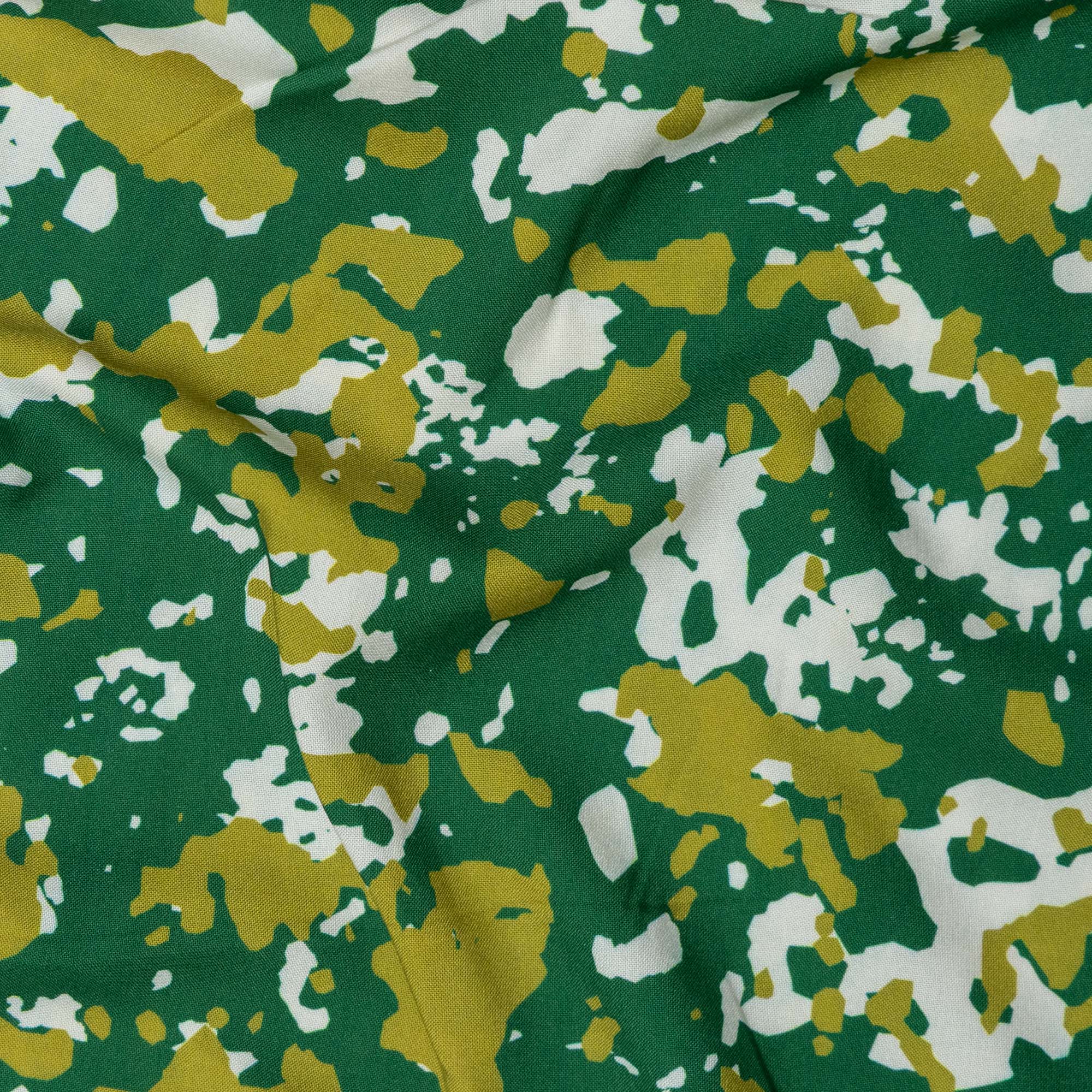 Fibre Mood - Viscose digitaal camouflage groen