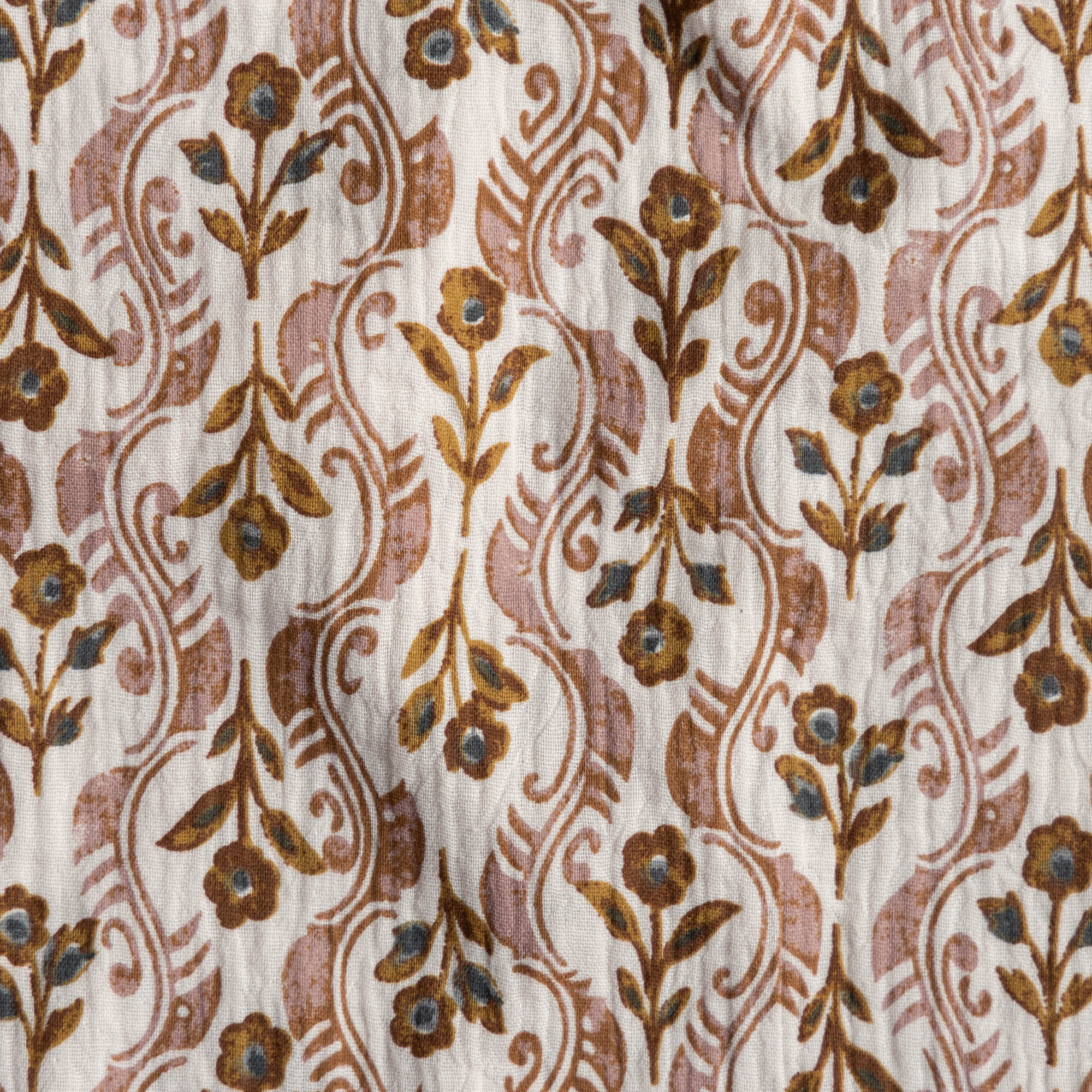Hydrofiel bloemen kandla latte/camel