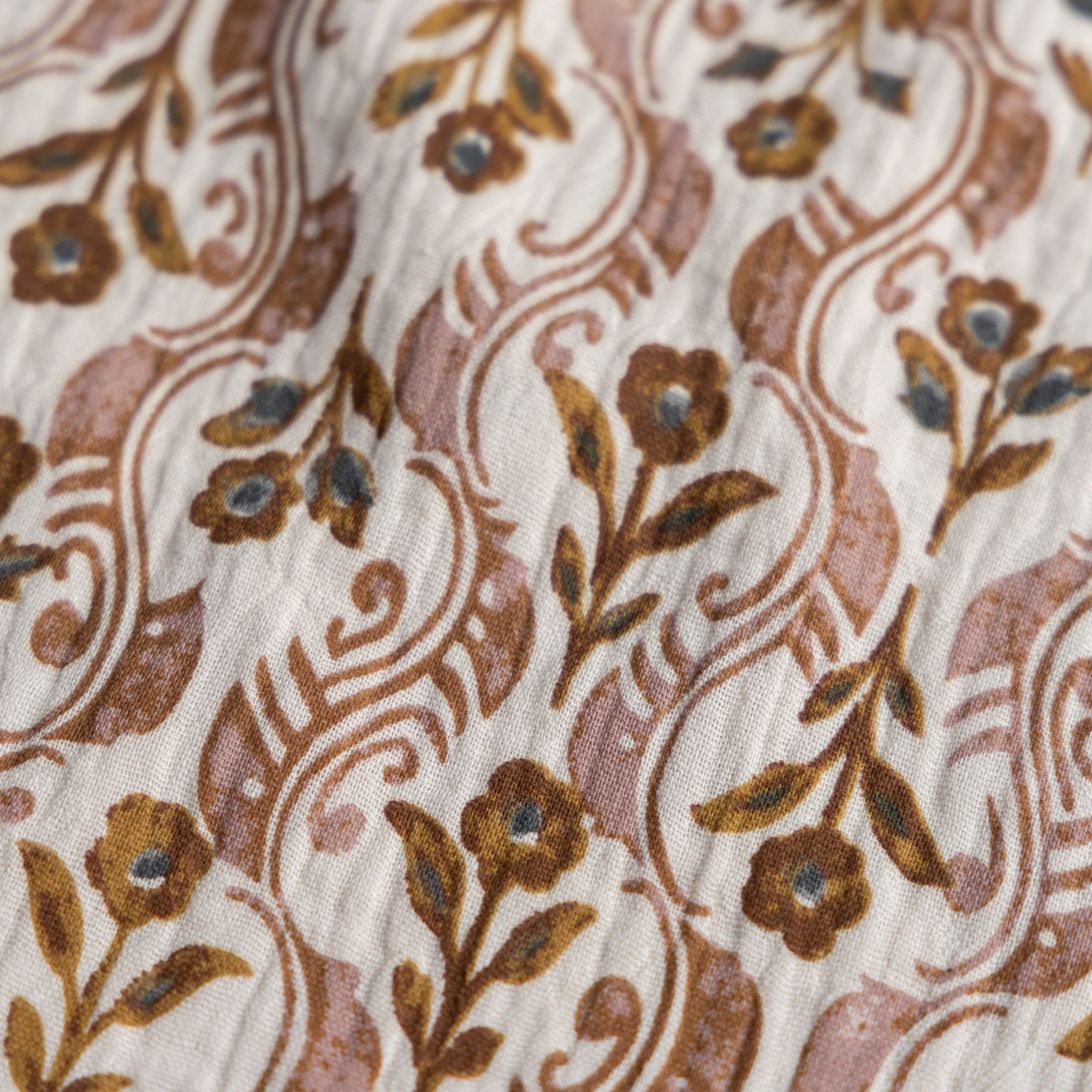 Hydrofiel bloemen kandla latte/camel