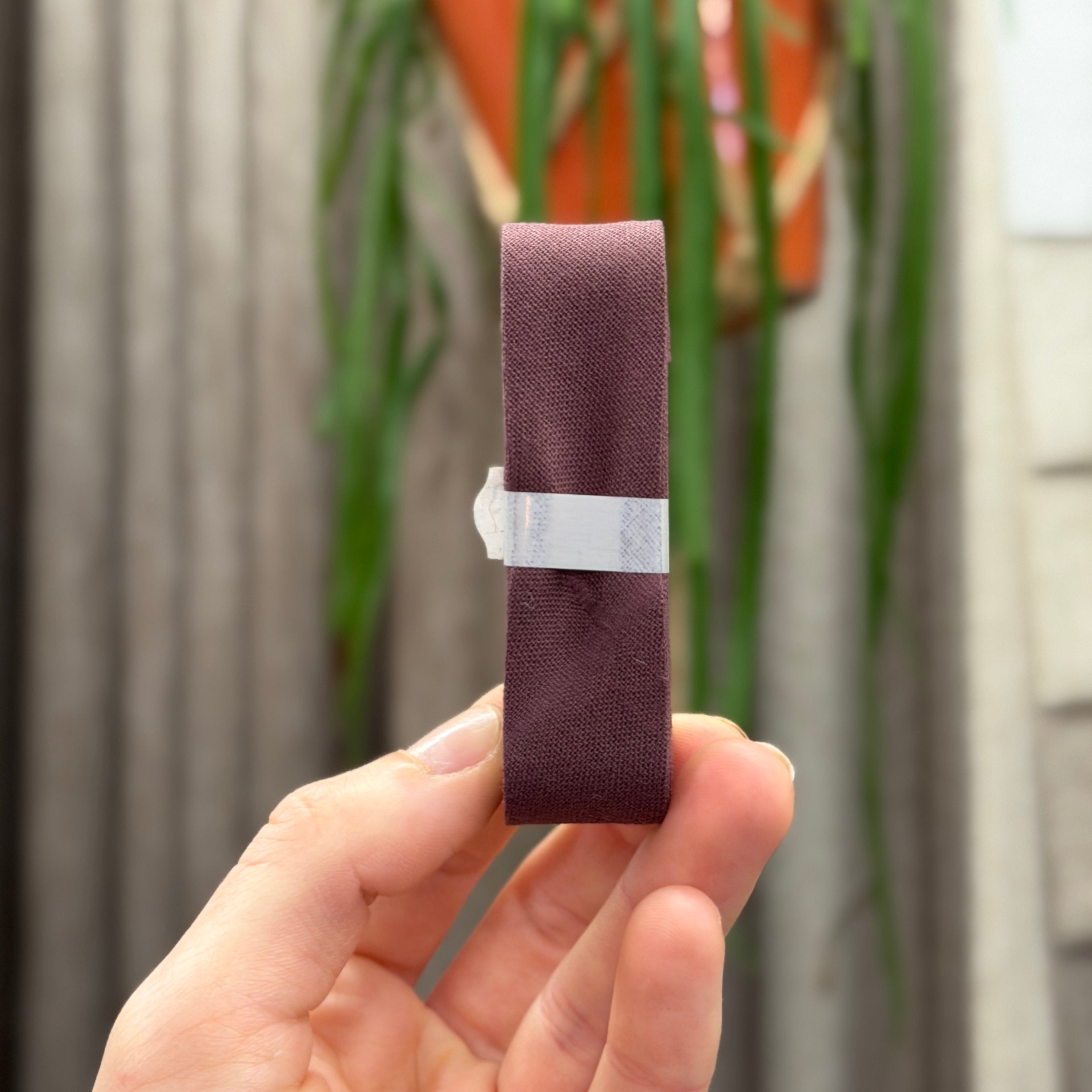 Biaisband katoen 3M donker mauve (096)