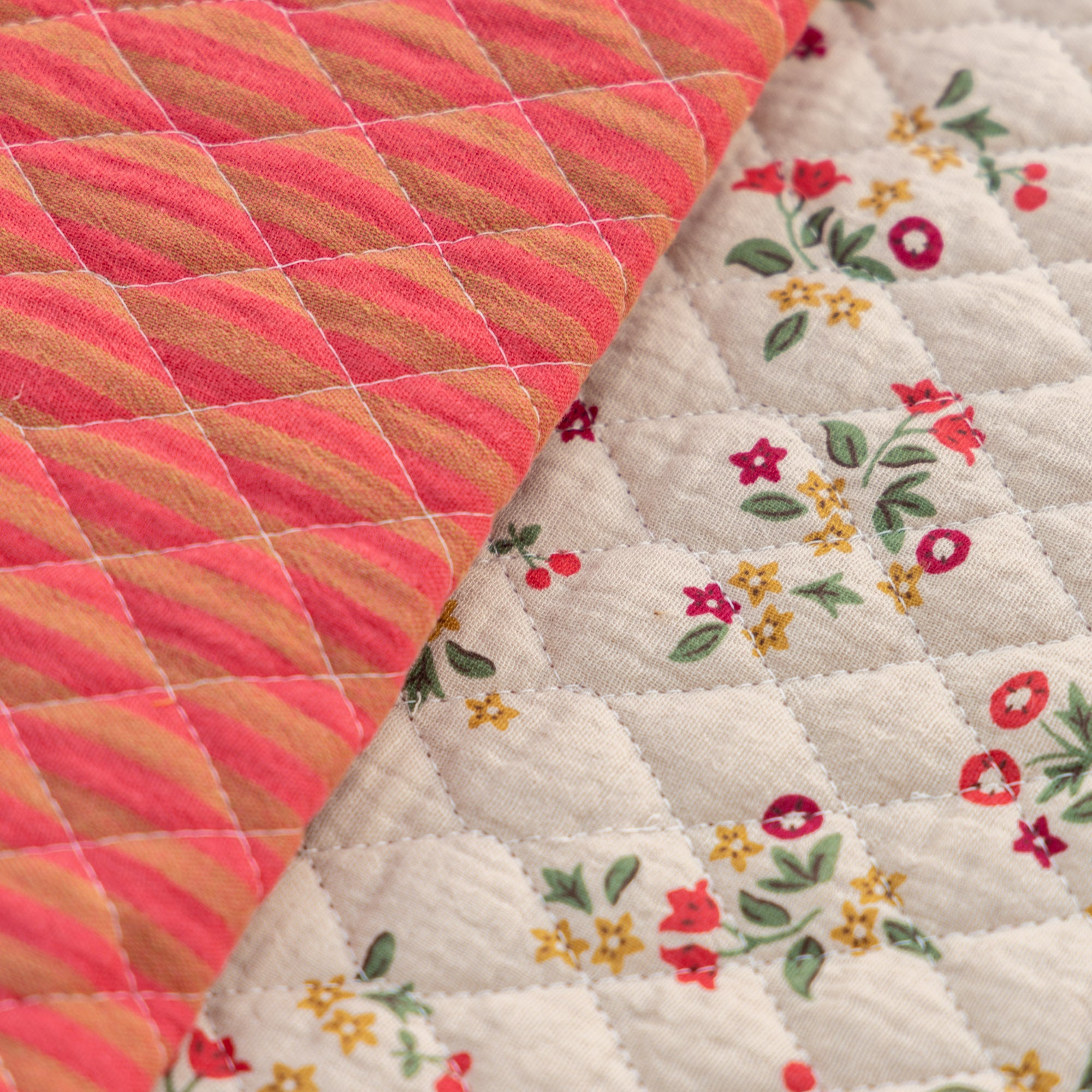 Stepped double gauze zinela/strepen