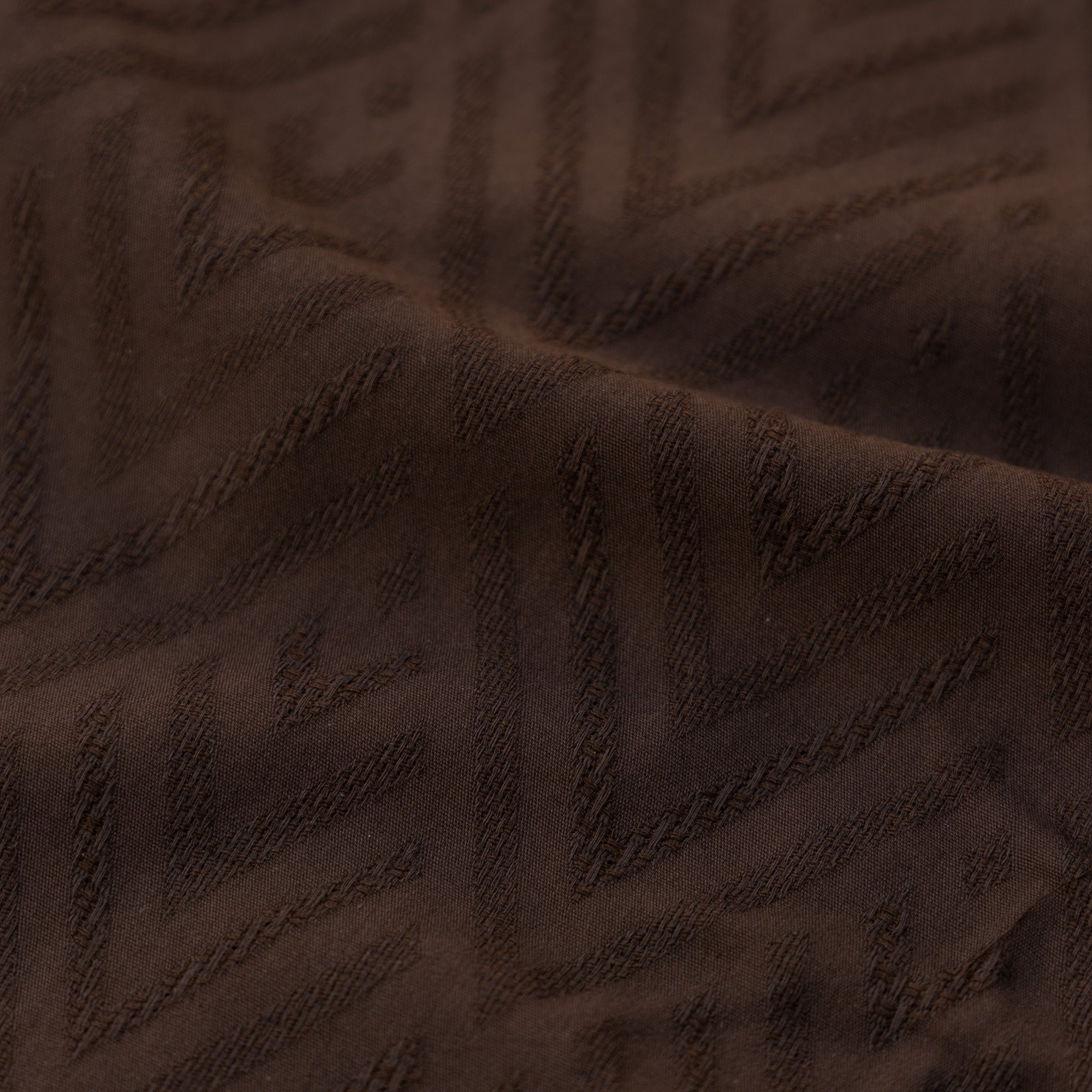 Meet Milk - Alta jacquard ecovero viscose donkerbruin
