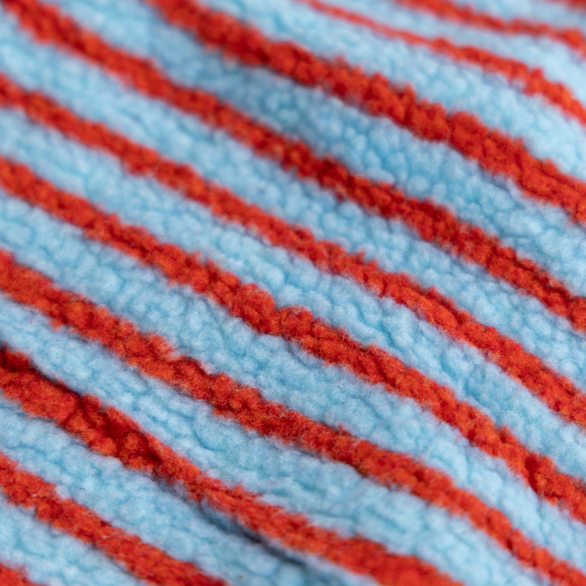 Teddy strepen blauw/rood