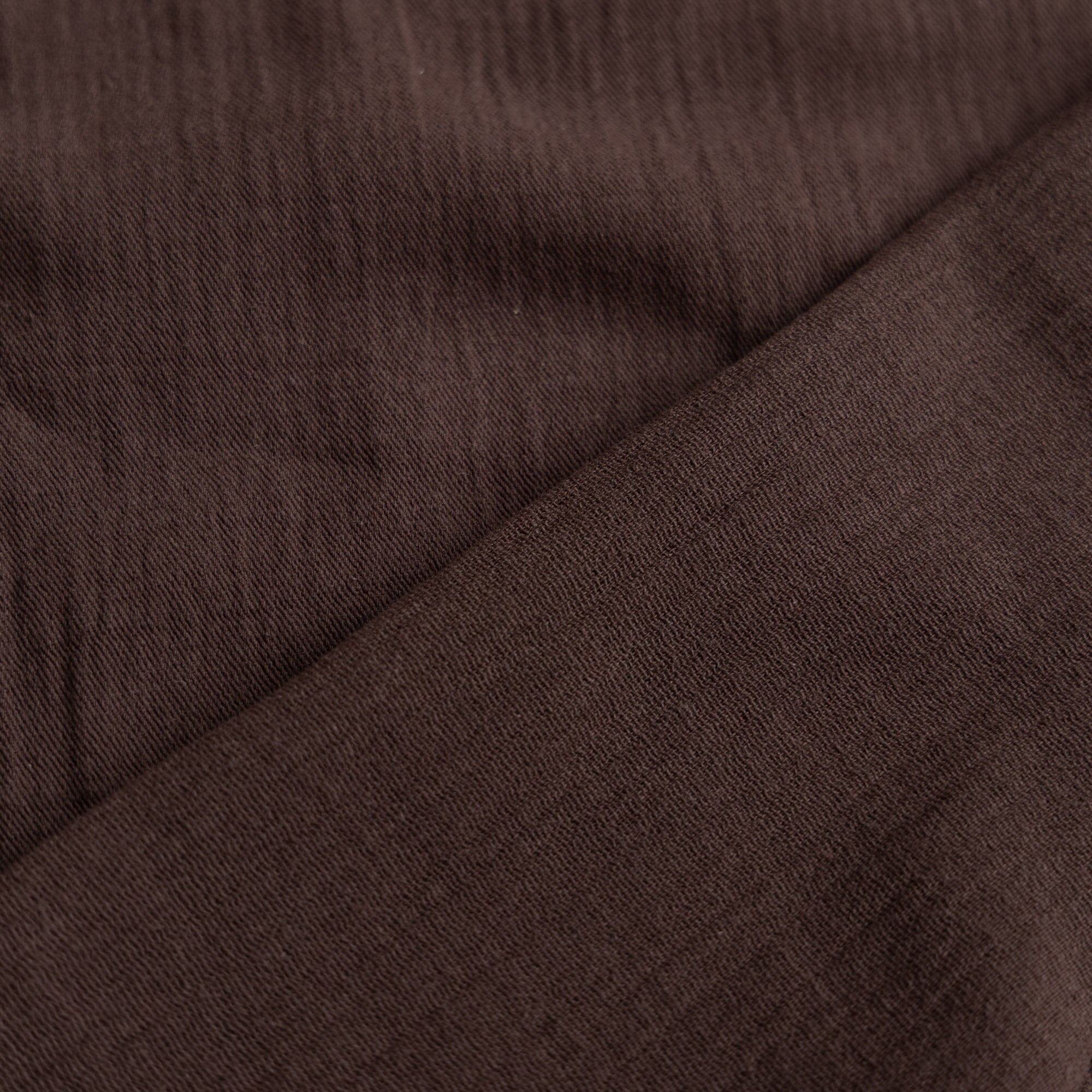 Double gauze twill donkerbruin