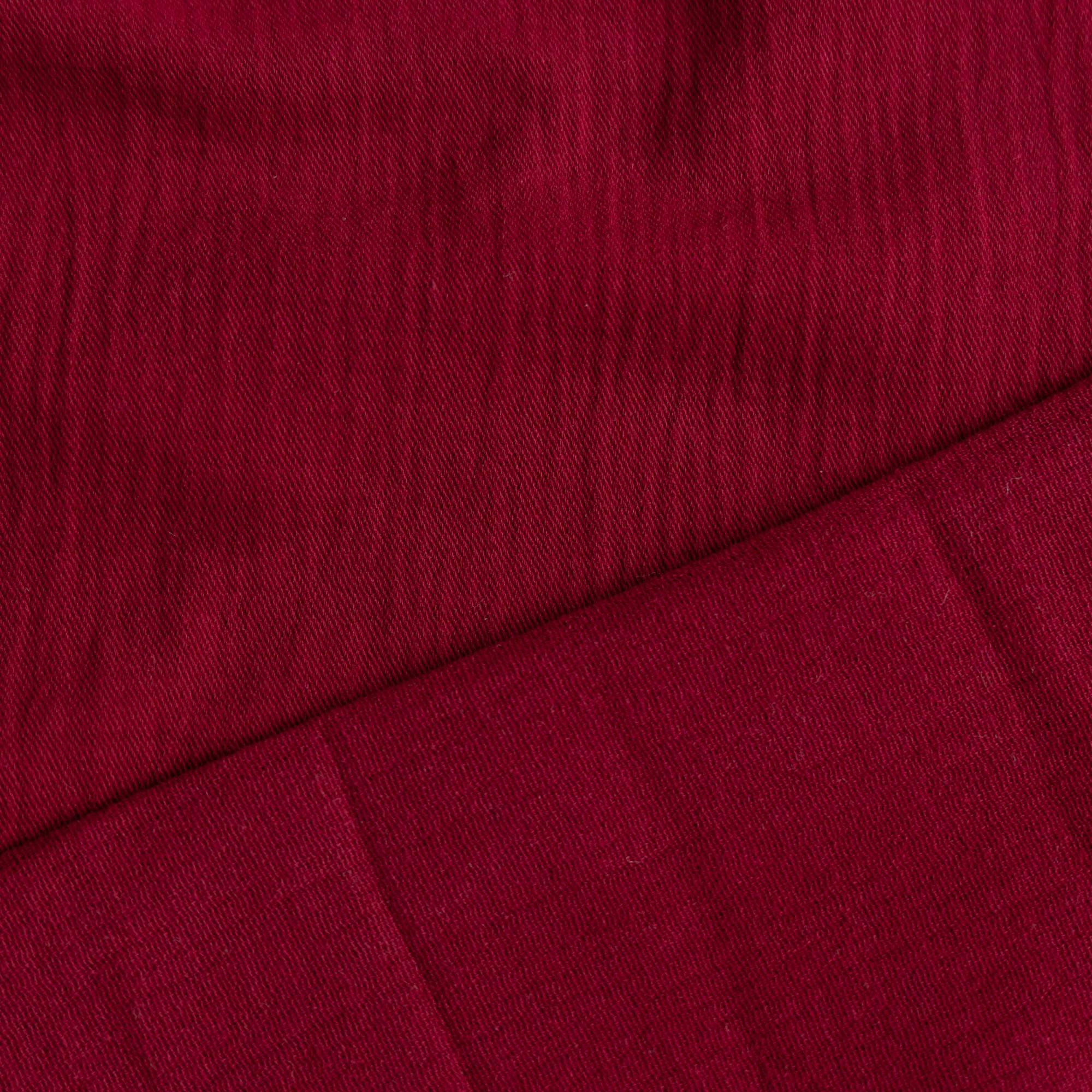 Double gauze twill bordeaux