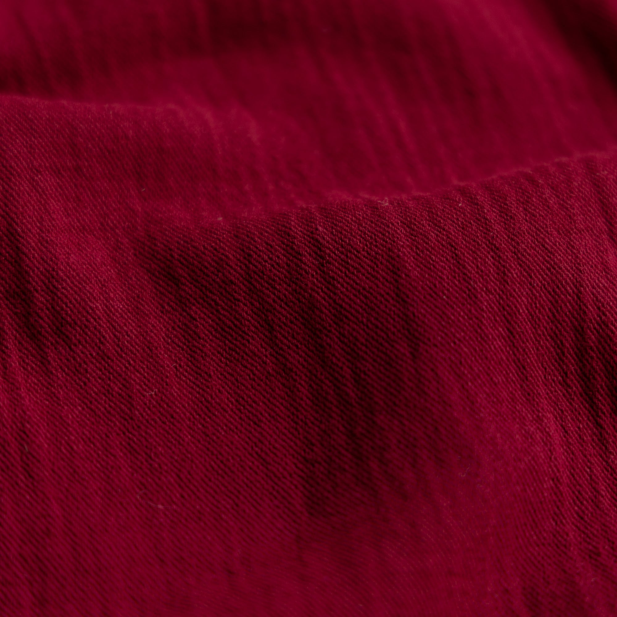 Double gauze twill bordeaux