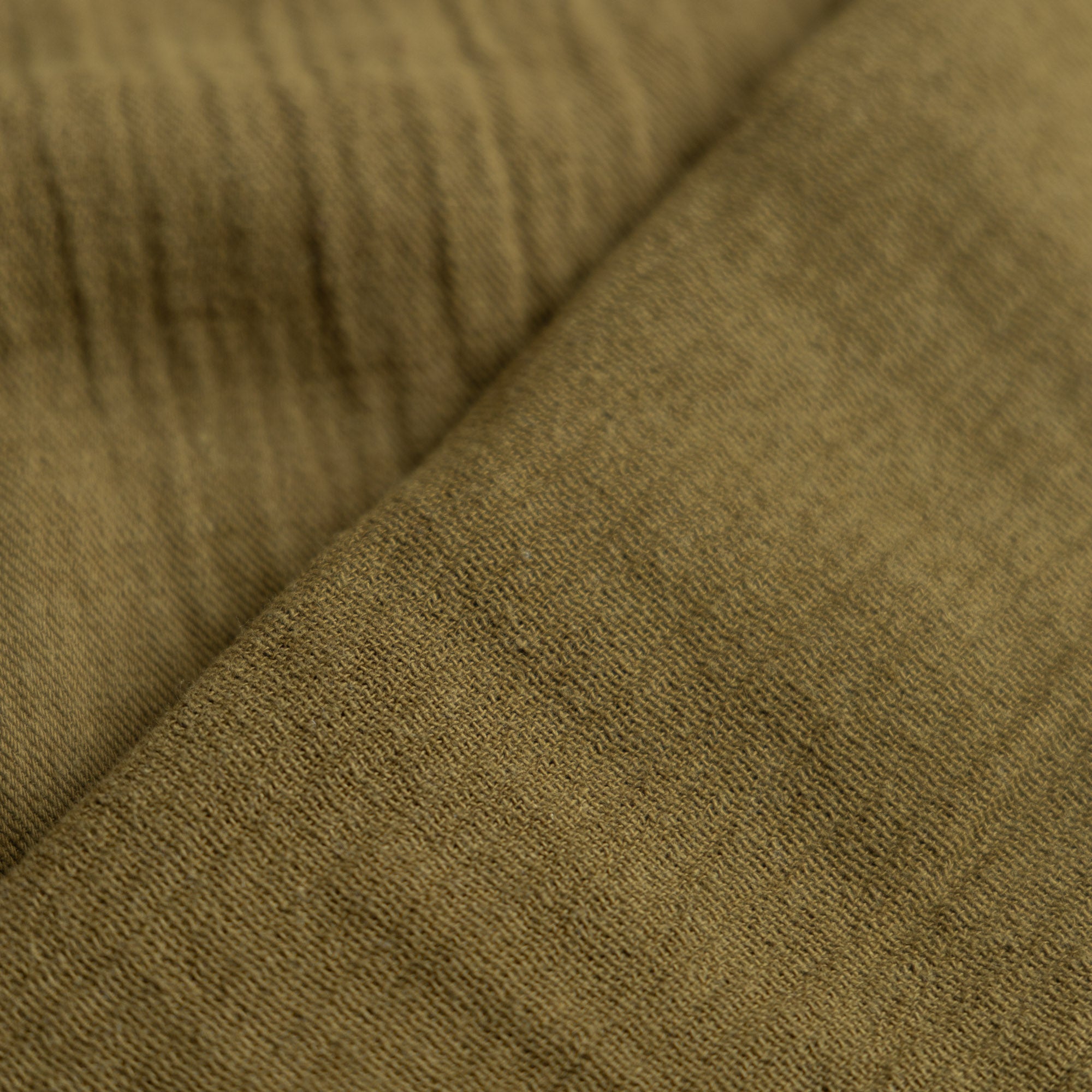 Double gauze twill olijfgroen