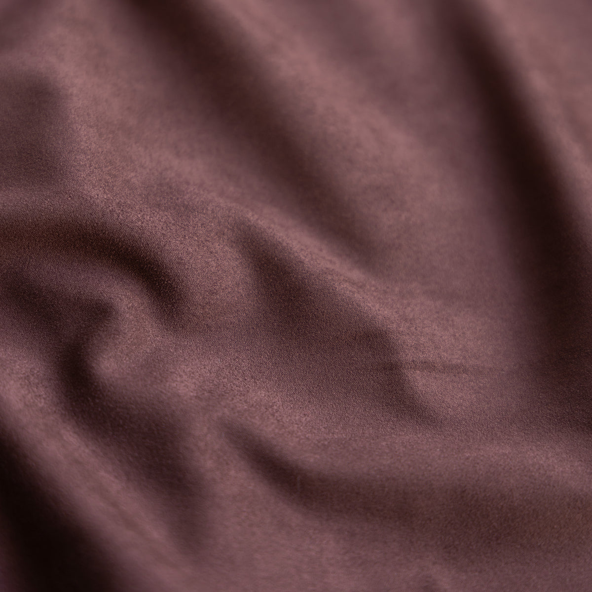 Dubbelzijdige suede stretch aubergine