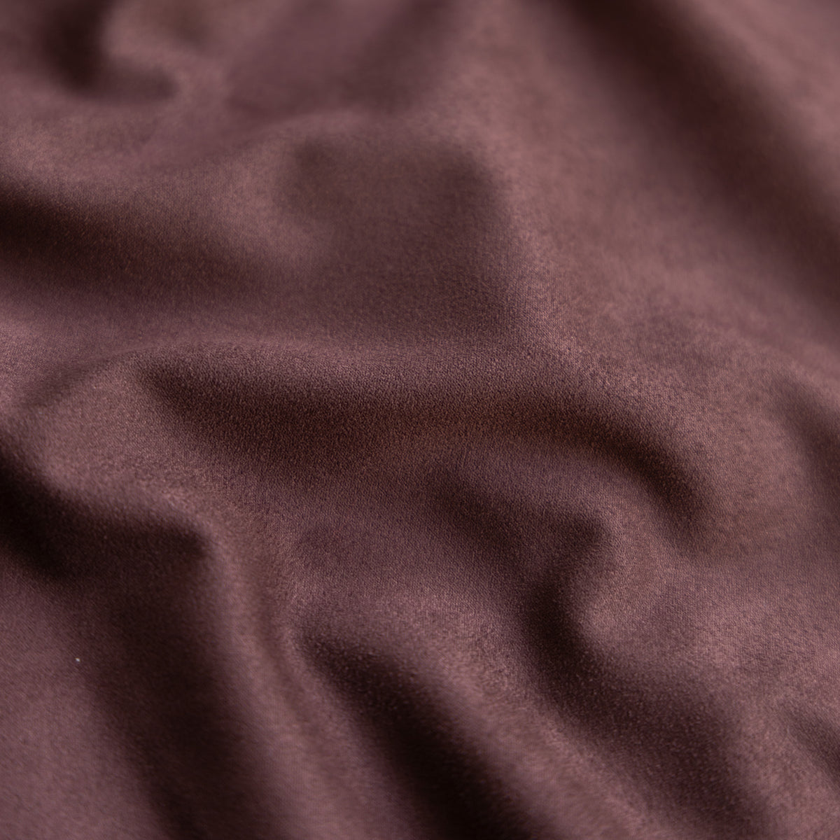 Dubbelzijdige suede stretch aubergine