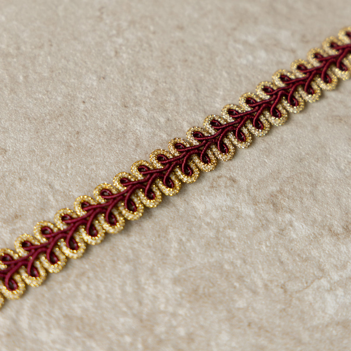 Galonband bordeaux 12mm