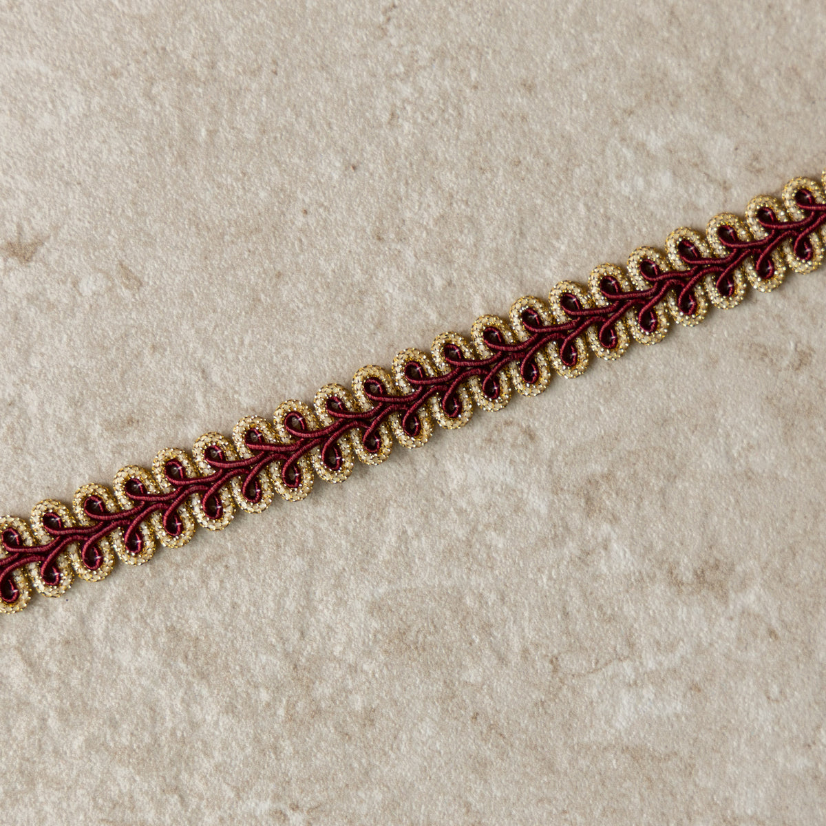 Galonband bordeaux 12mm