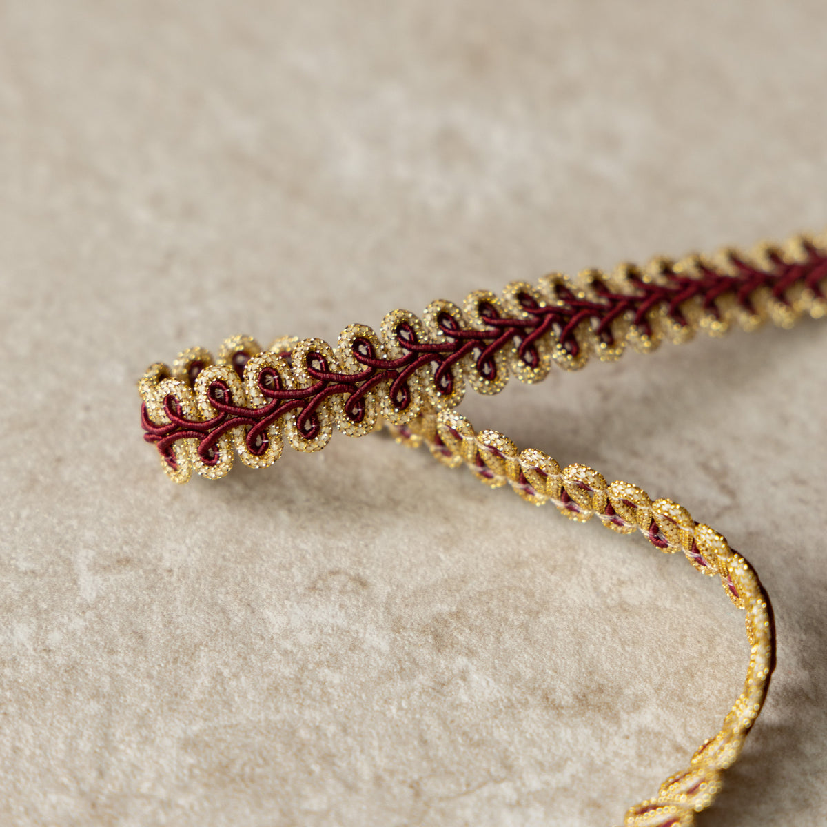 Galonband bordeaux 12mm
