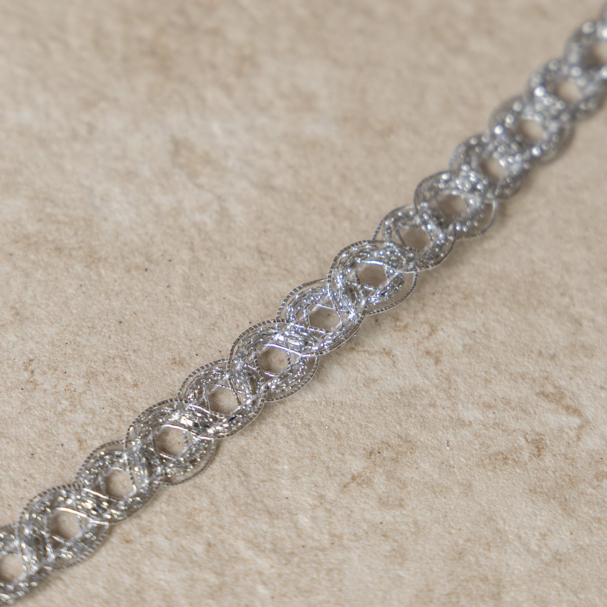 Sierband zilver 10mm