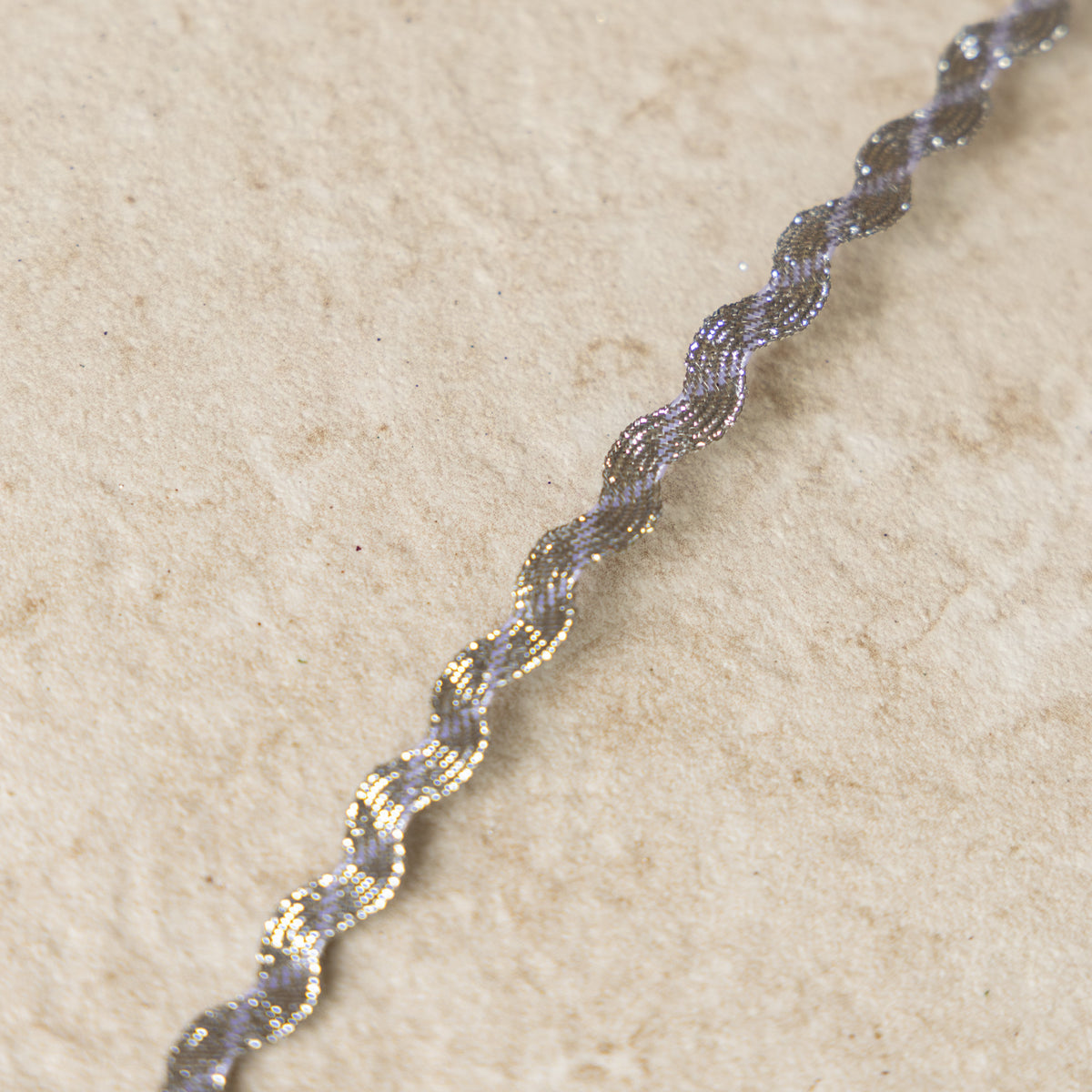 Zigzagband zilver 7mm