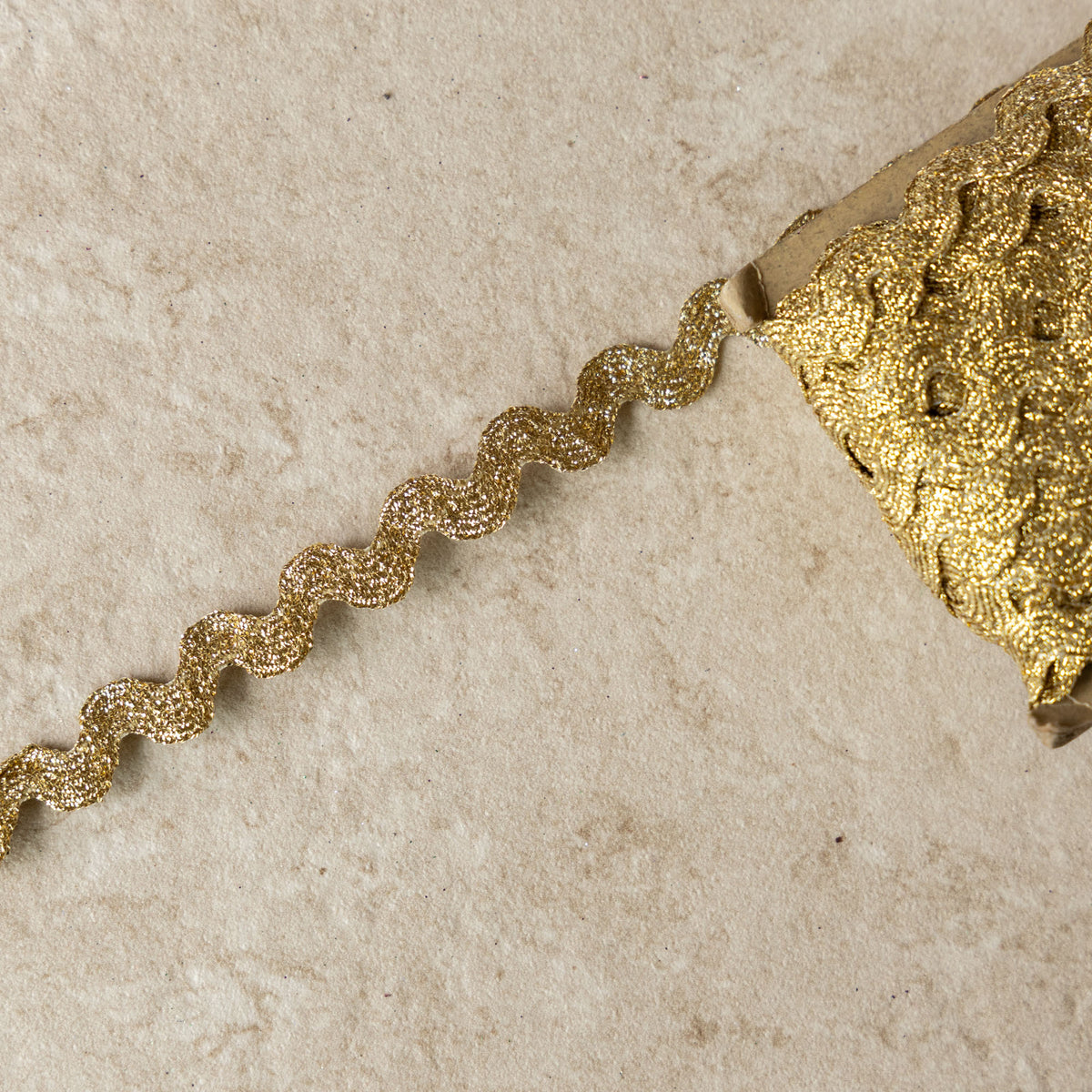 Zigzagband goud 12mm