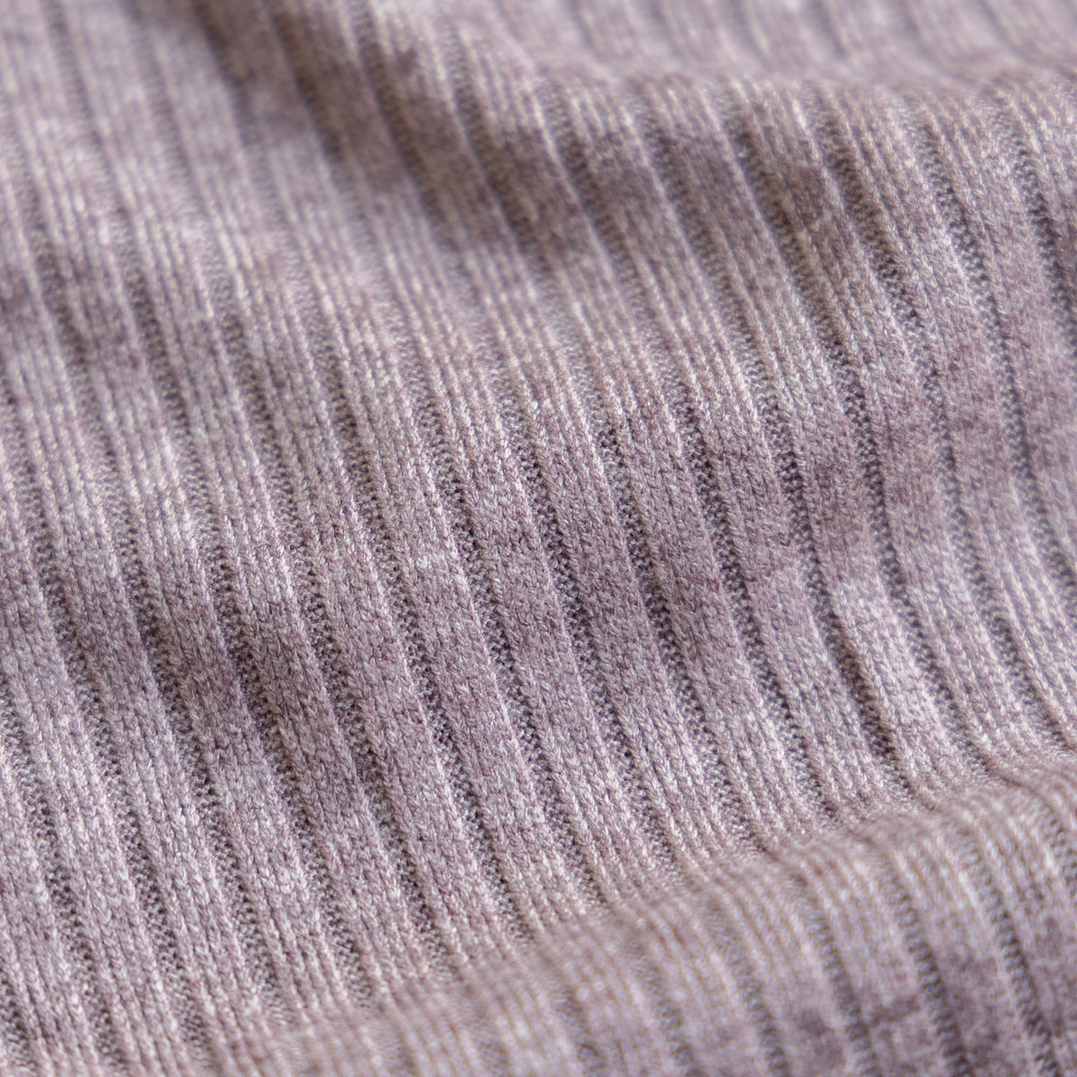 Heavy knitted rib licht mauve