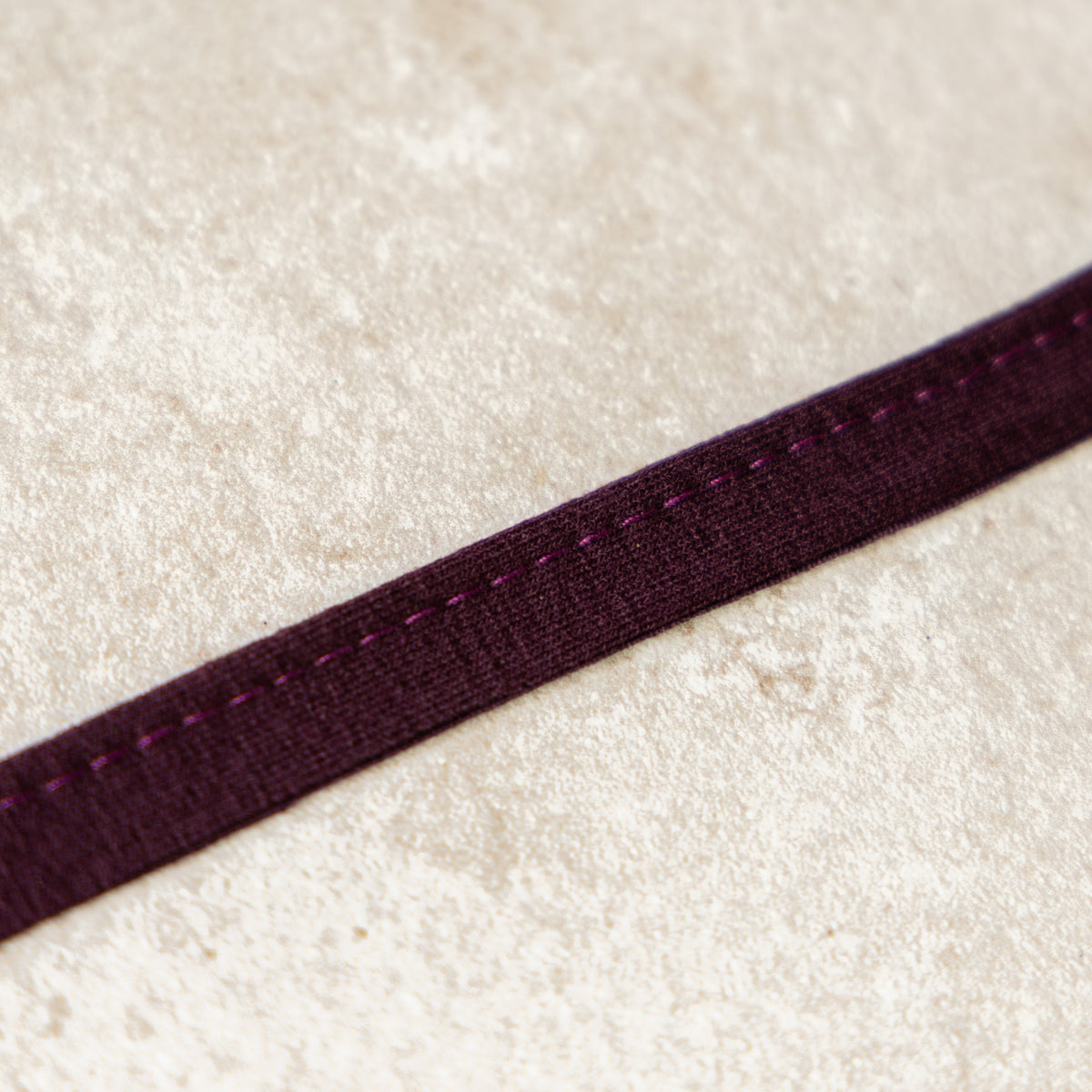 Paspelband jersey 3mm donker aubergine (815)