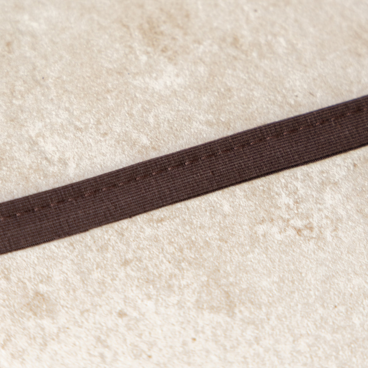 Paspelband jersey 3mm donkerbruin (501)