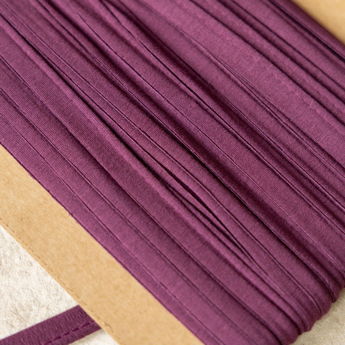 Paspelband jersey 3mm aubergine (919)