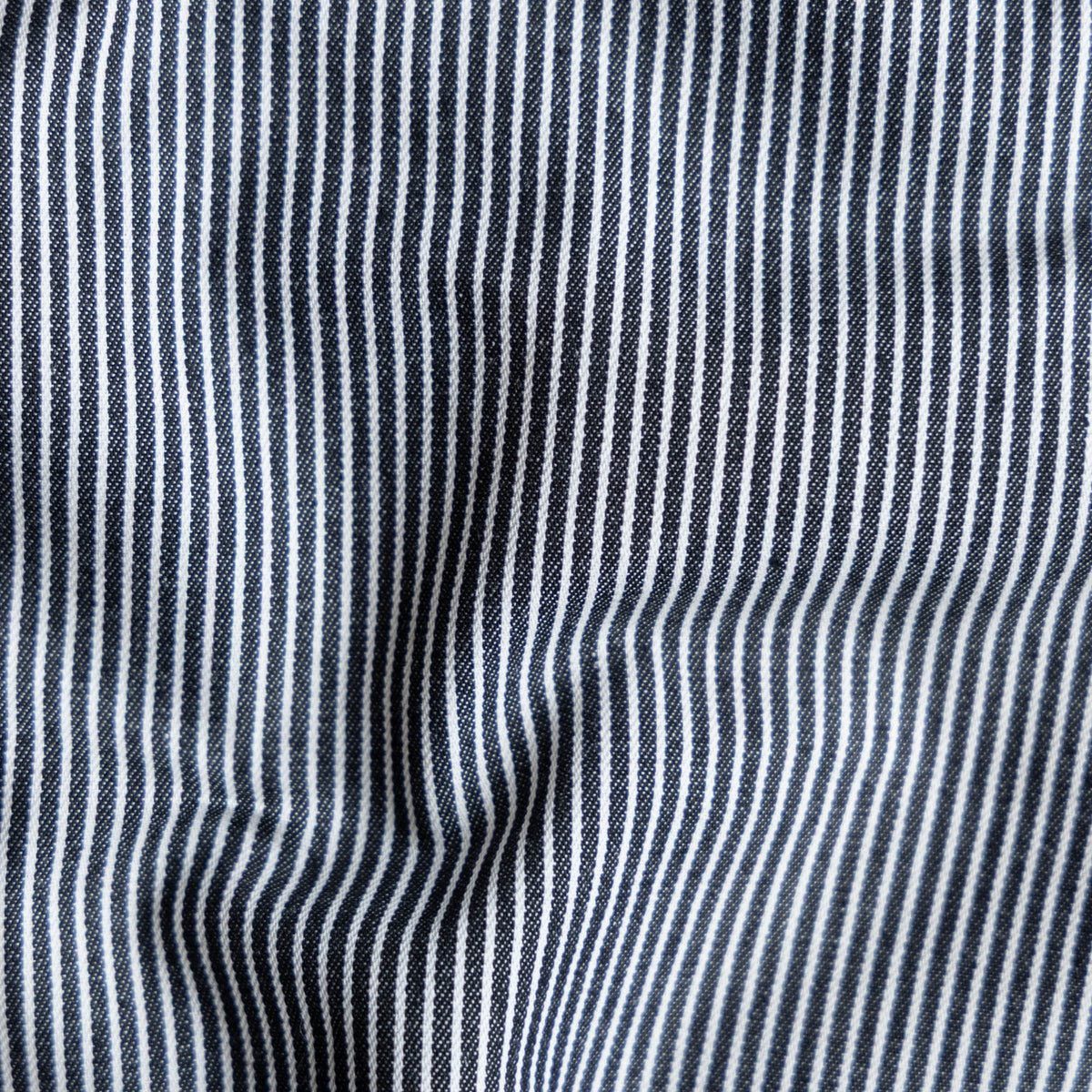 Denim yarn dyed strepen antracietgrijs