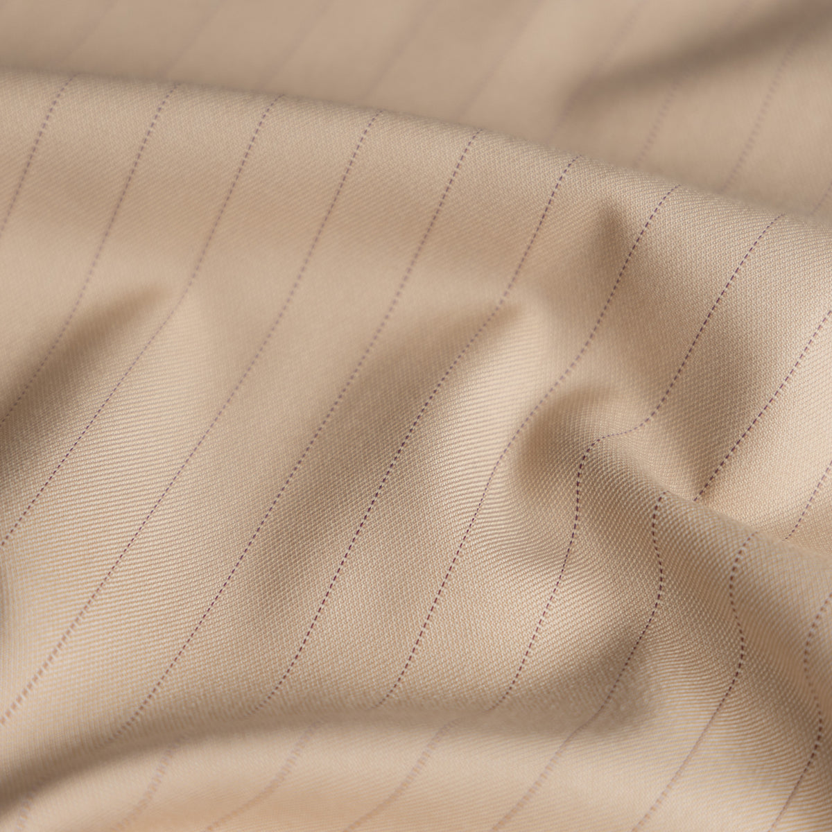 Fibre Mood - Polyester | Bamboo strepen warm beige