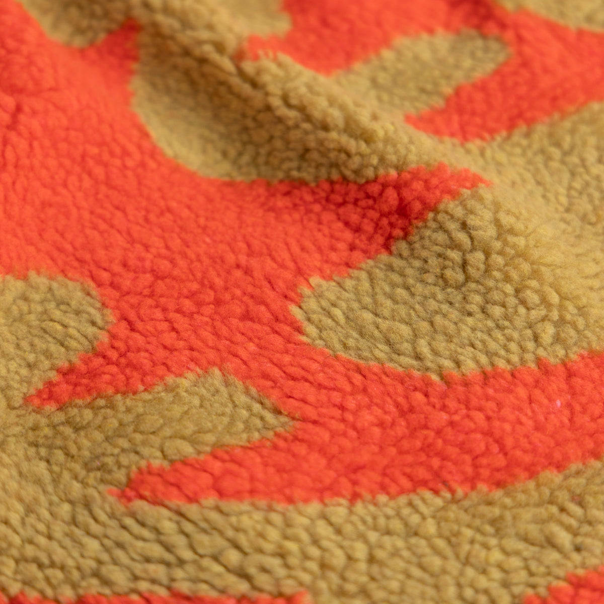 Fibre Mood - Teddy jacquard weave oranje