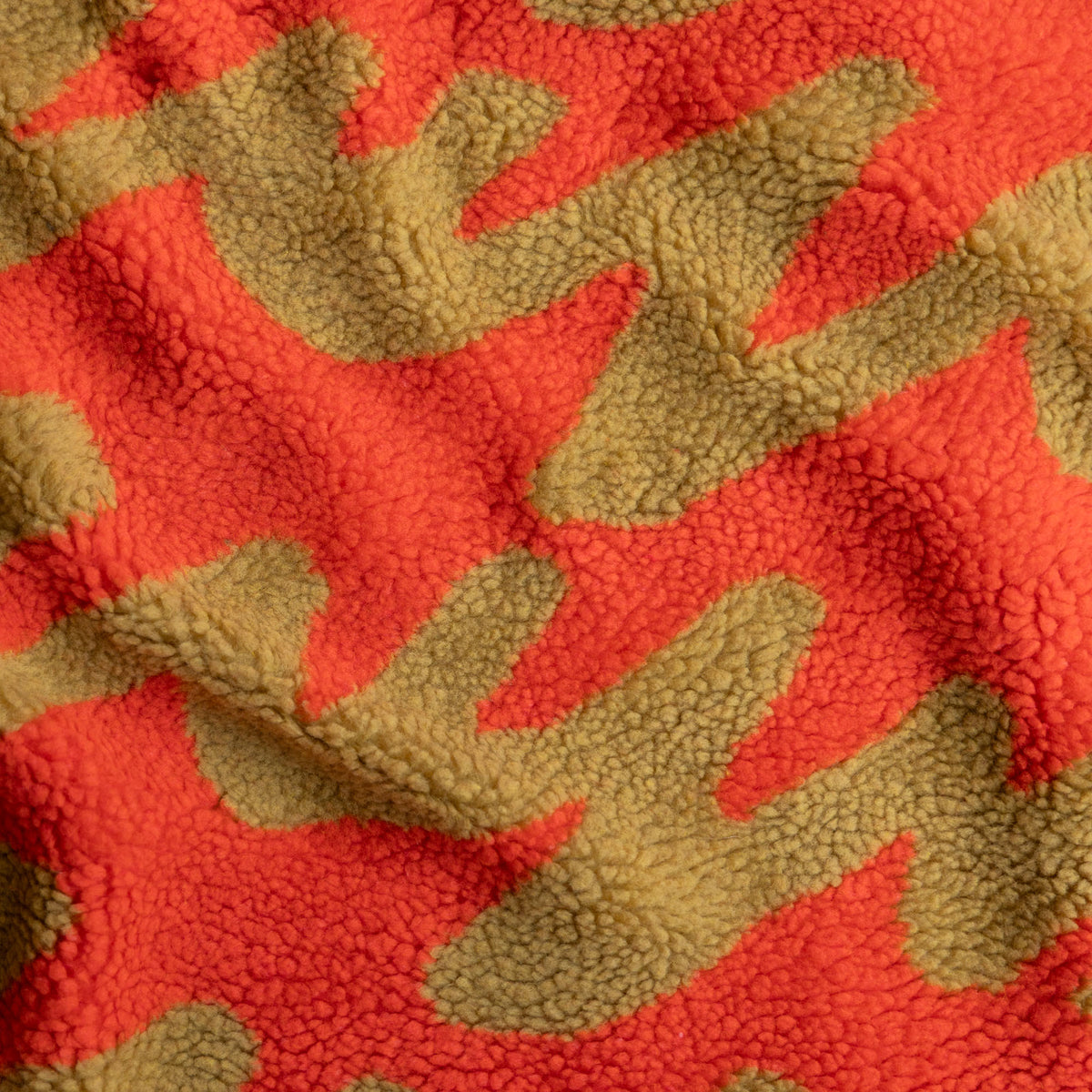 Fibre Mood - Teddy jacquard weave oranje