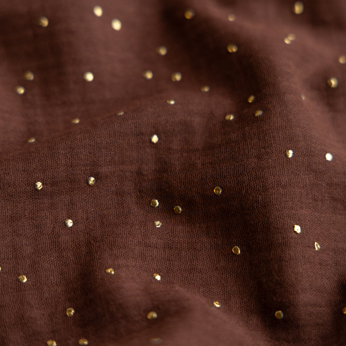 Hydrofiel gouden studs bruin
