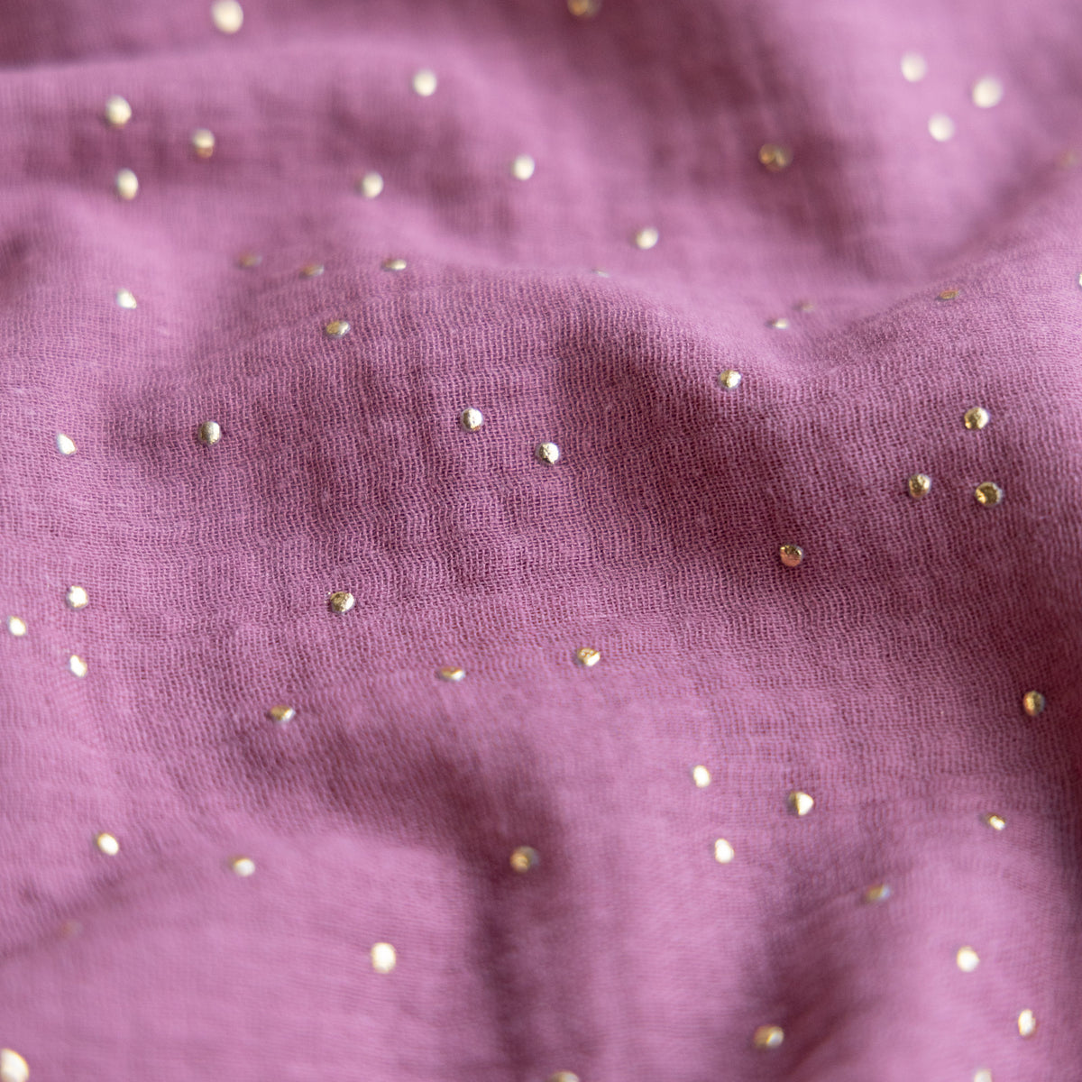 Hydrofiel gouden studs mauve