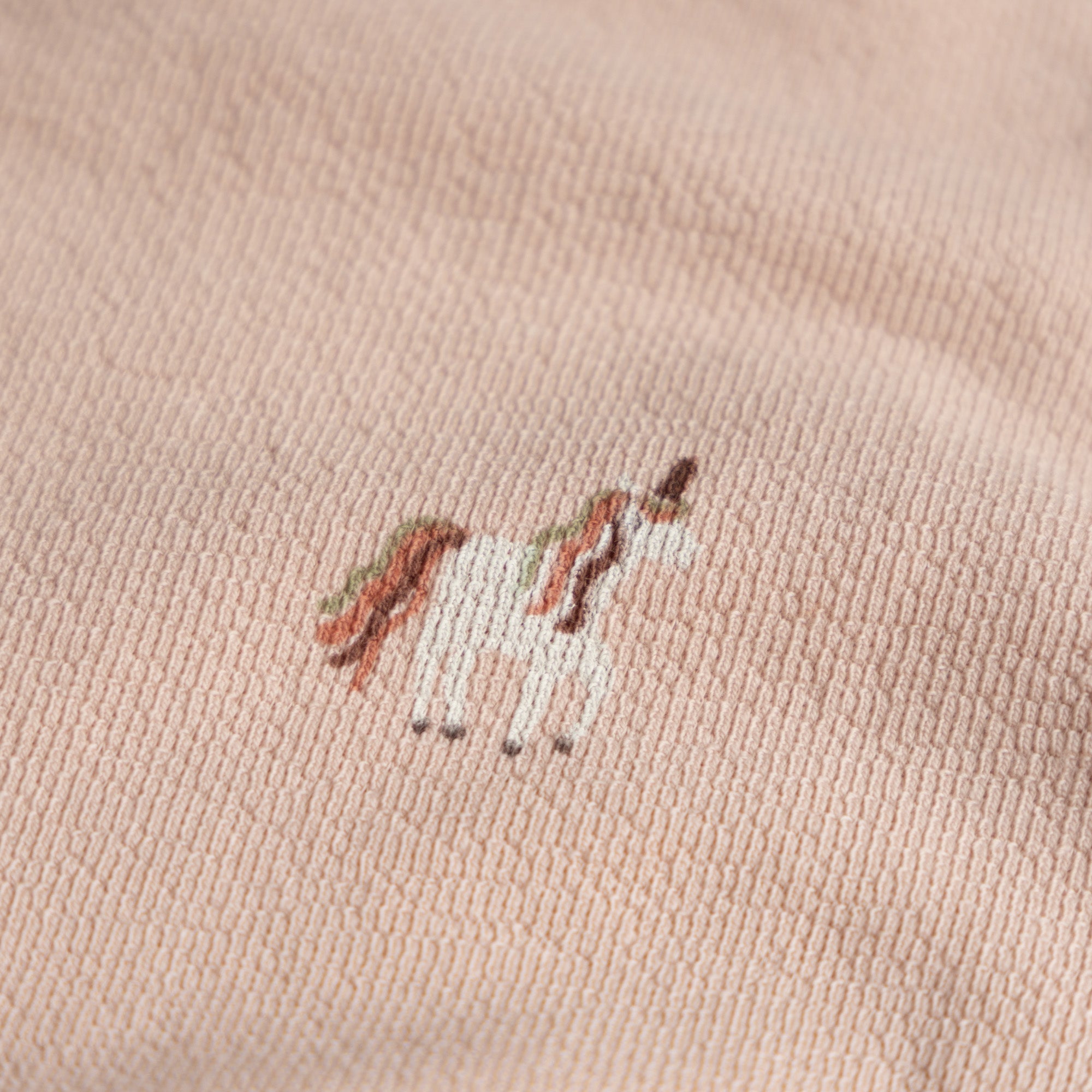 French terry crepe unicorns zalmroze