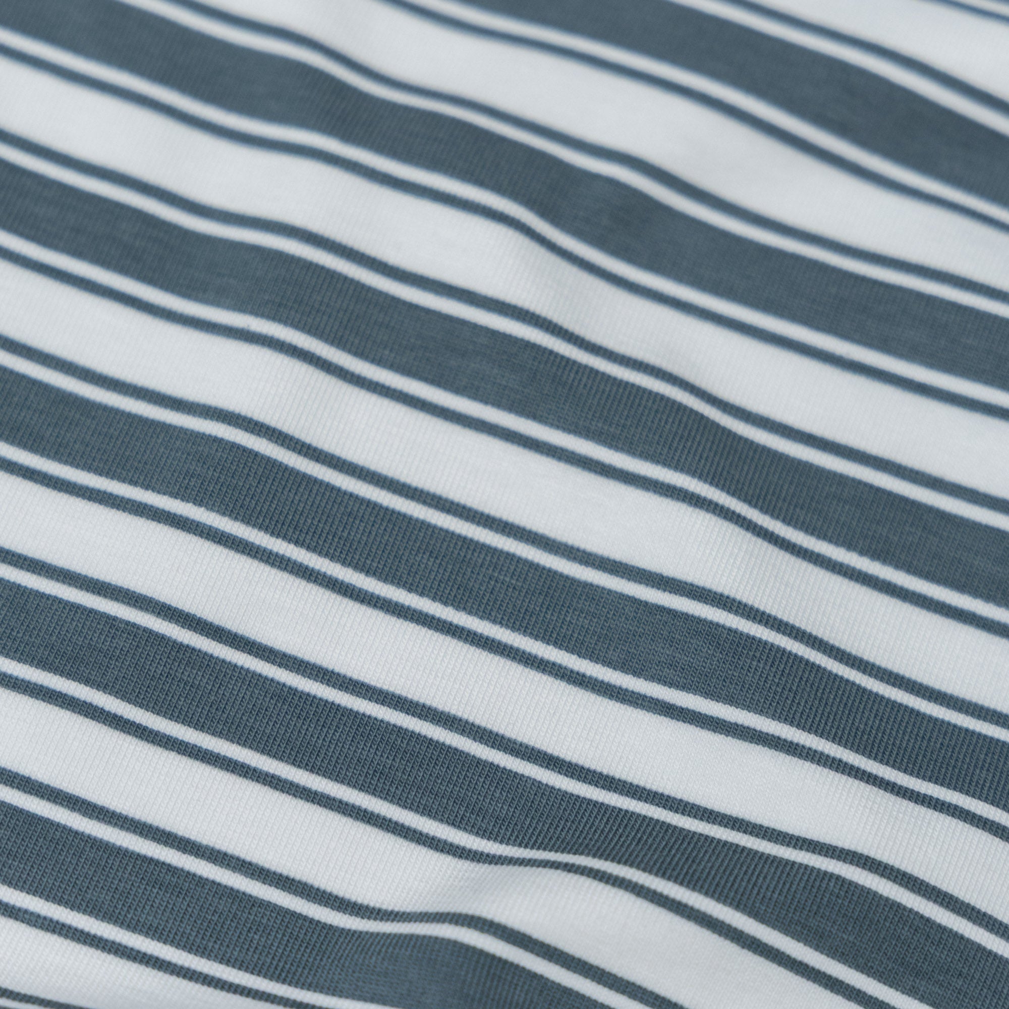 Jersey strepen indigo blauw