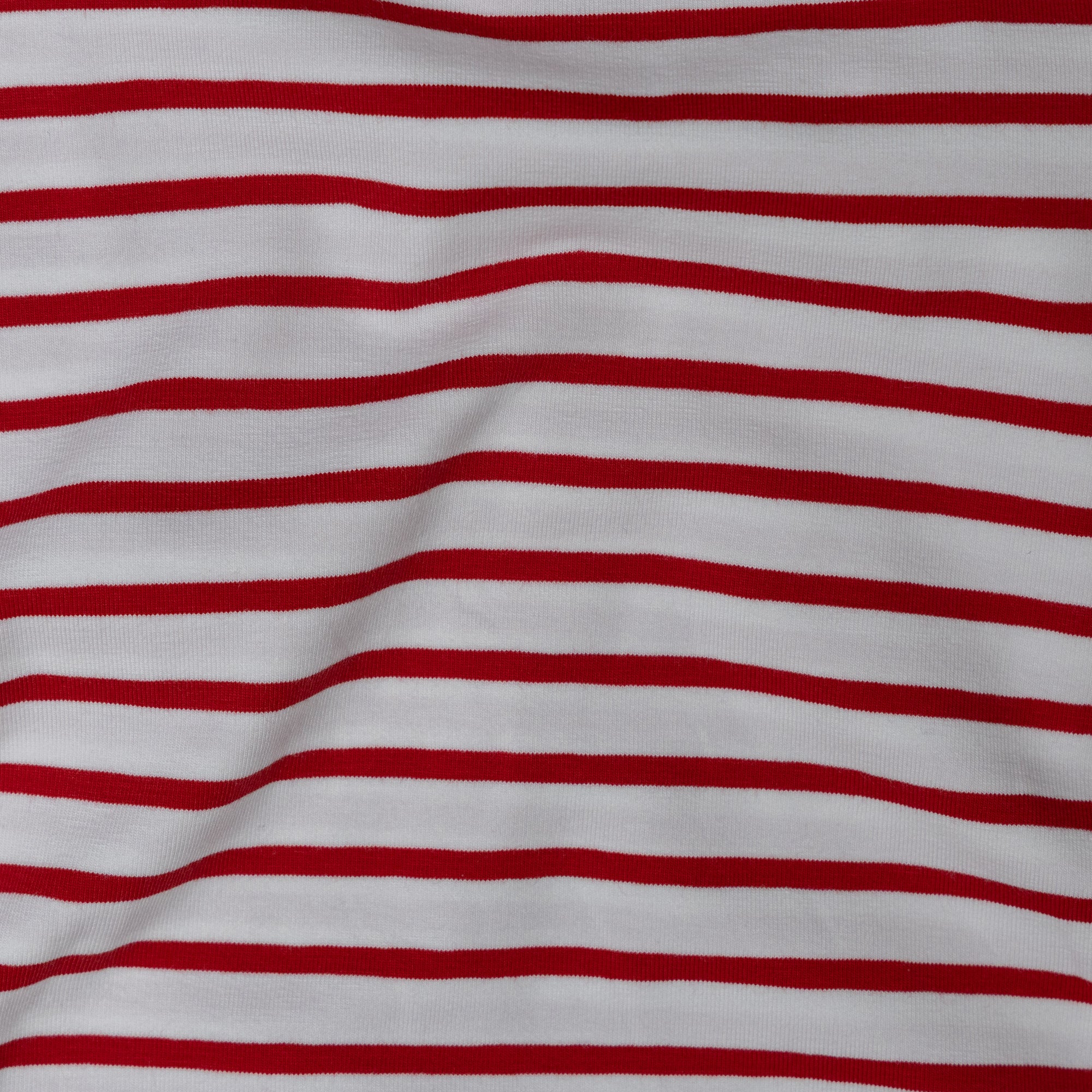 Jersey strepen wit/rood