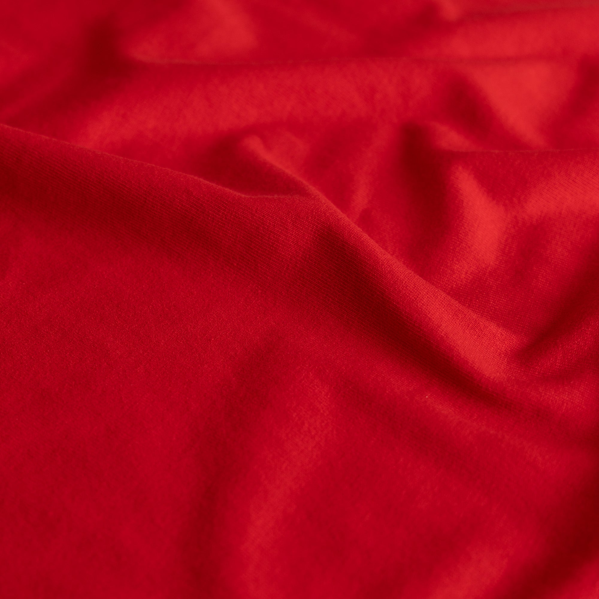 Katoenen t-shirt stof tomaten rood