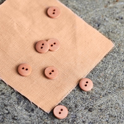 Mind the Maker - Curb cotton knoop 11mm rose