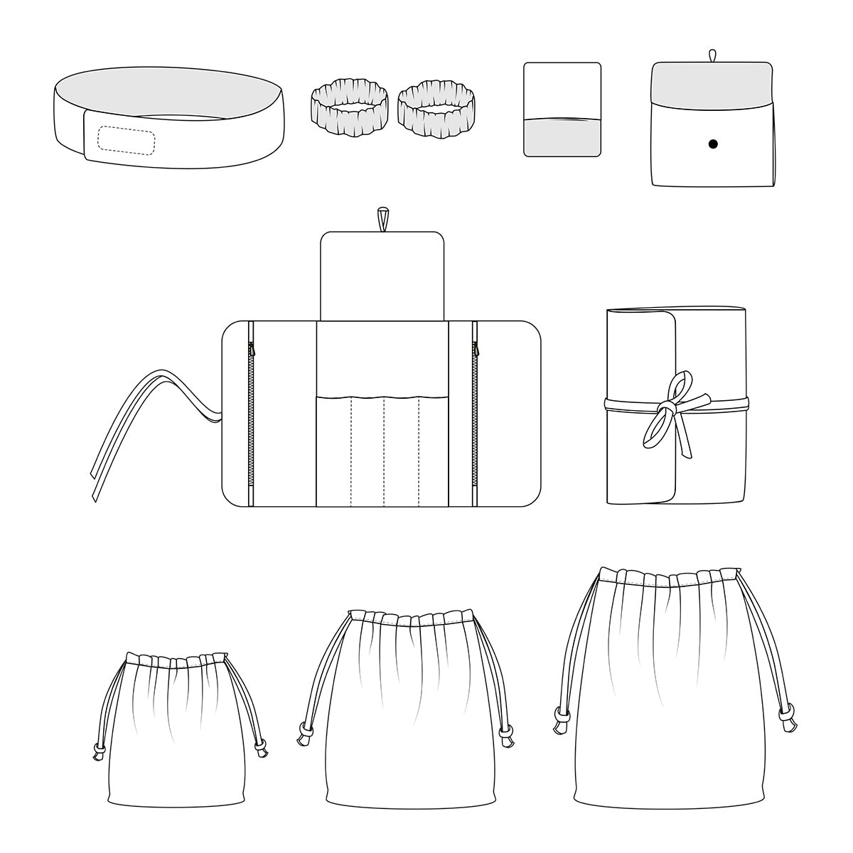 PRE-ORDER Ikatee - Nikko badkamer accesoires (papieren patroon)