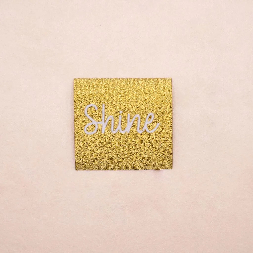 Loop&amp;Label - Shine goud - klein label