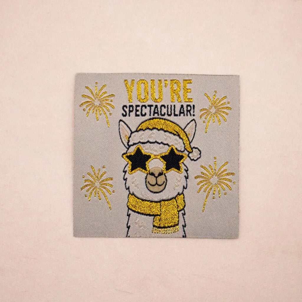 Loop&Label - Spectacular goud - XXL label