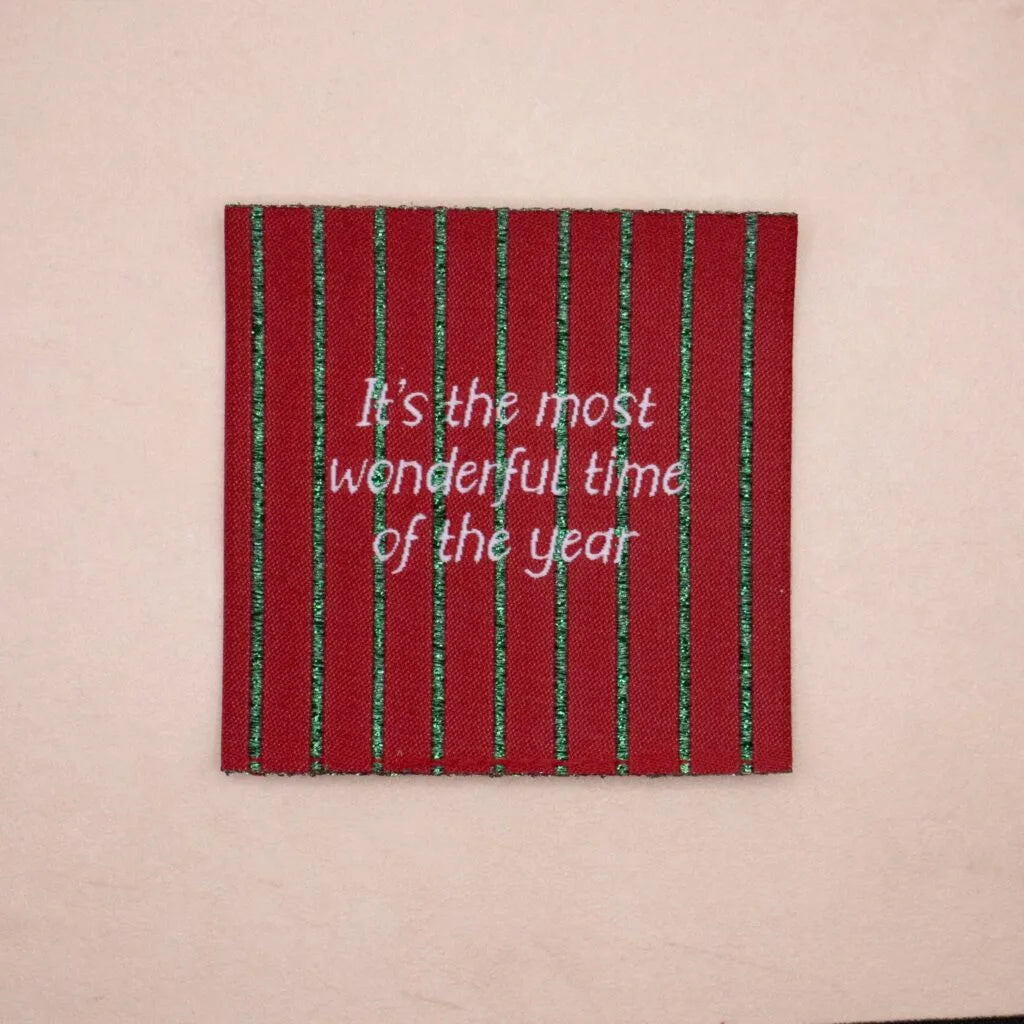 Loop&Label - It's the most wonderful time - XXL label