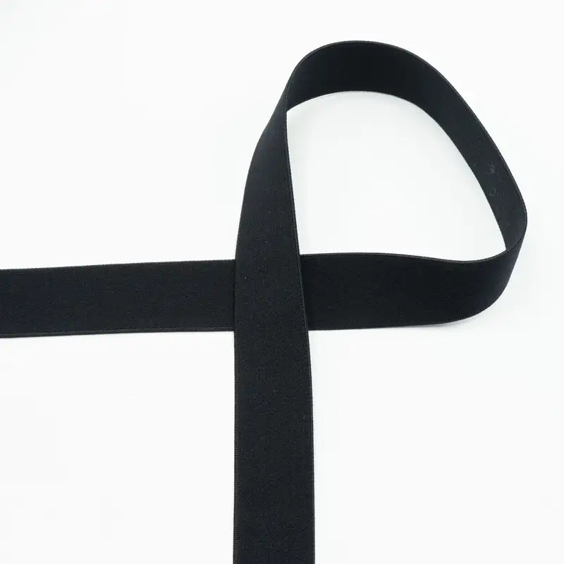 Elastiek uni 30mm zwart