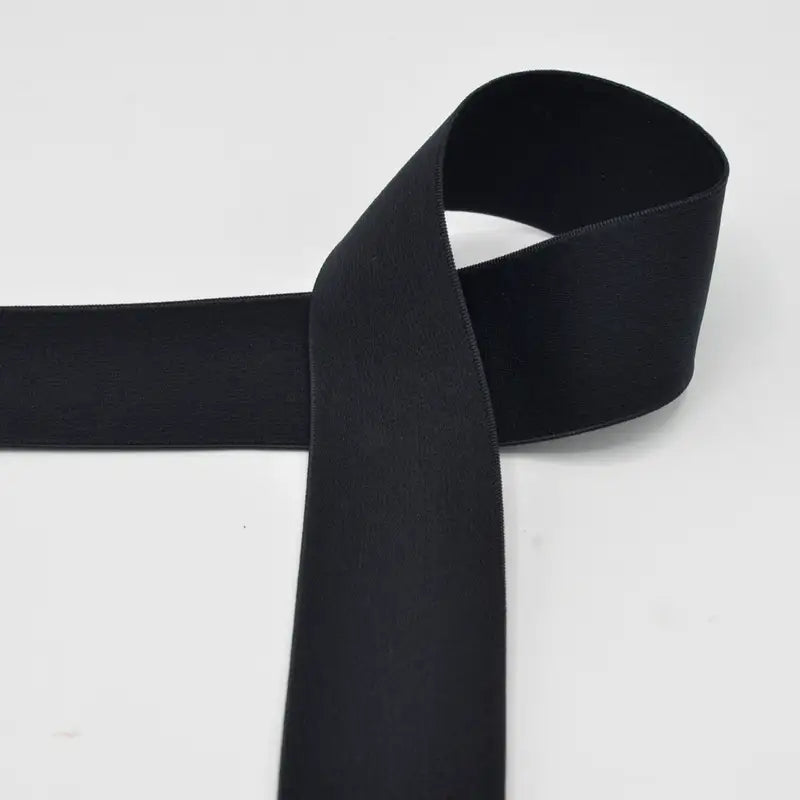 Elastiek uni 40mm zwart
