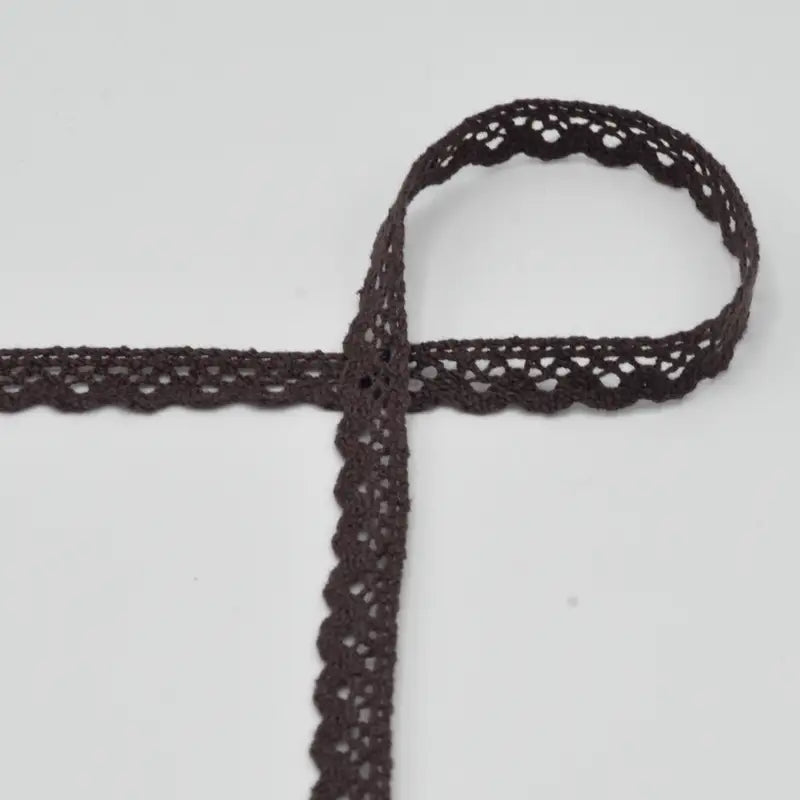 Sierband kant 15mm donkerbruin