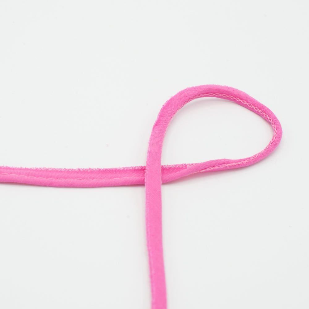 Piping/paspelband katoen 15mm fuchsia