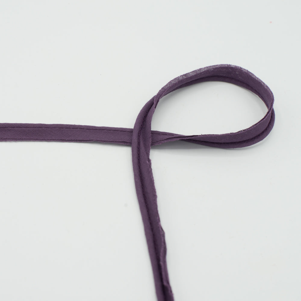 Piping/paspelband katoen 15mm mauve